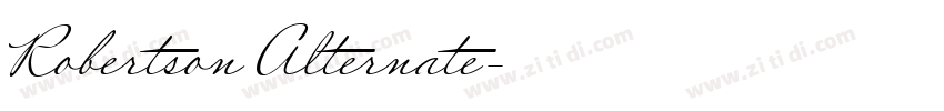 Robertson Alternate字体转换